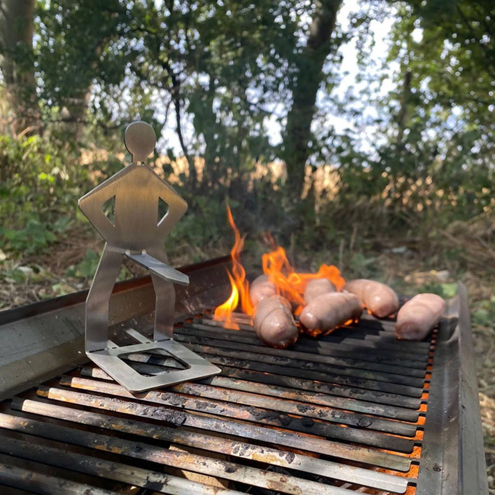 Amazon | ミニポータブルソーセージブラケット面白いバーベキュー